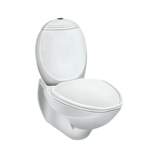 EWC W/M EXTD W/SEAT COVER CONST LIGHT ( BOLT DISTANCE 8INCH)- HINDWARE -  ( STAR WHITE - ART - 0x0 mm - 0inchX0inch )