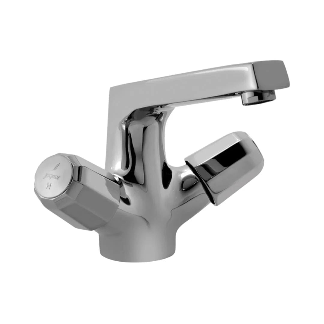 CENTRAL HOLE B/MXR W/O POP UP WASTE PIPE - JAQUAR FAUCETS -  ( CHROME - CONTINENTAL PRIME - 0x15 mm - 0inchX0.5inch )
