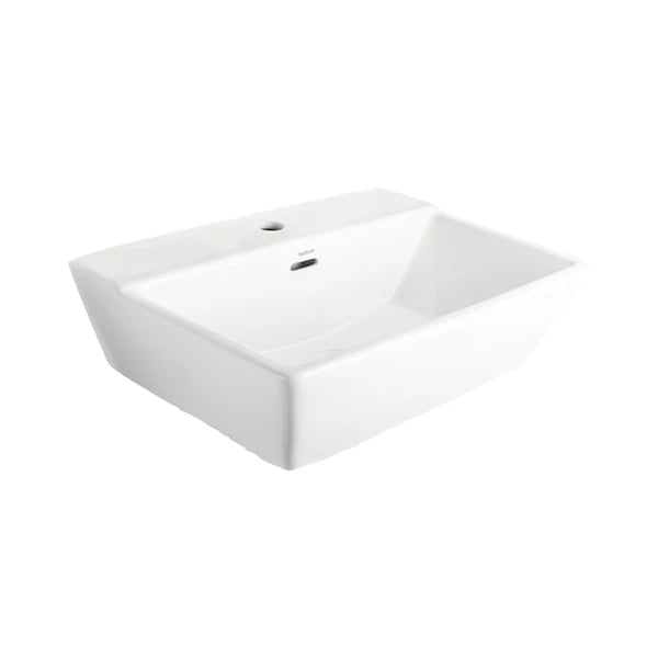 WASH BASIN CUBE 200MM HT - HINDWARE -  ( STAR WHITE -  - 560x400 mm - 22.4inchX16inch )