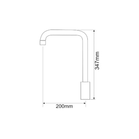 KITCHEN FAUCET - CARYSIL -  ( MATT - ACCESSORIES - 0x15 mm - 0inchX0.5inch )