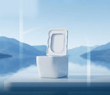 MARIANA EDGE WALL MOUNTED EWC WITH SEAT COVER - HINDWARE -  ( STAR WHITE - MARIANA EDGE - 540x360 mm - 21.6inchX14.4inch )