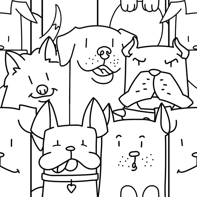 OH MY DOG WHITE HL - EUROPEAN -  (  - ART SERIES - 250x250 mm - 10inchX10inch )