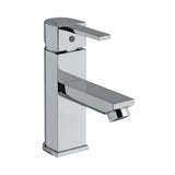 S.L. BASIN MIXER WITH BRAIDED PIPES - JAQUAR FAUCETS -  ( CHROME - D-ARC - 0x15 mm - 0inchX0.5inch )