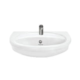 WASH BASIN DUNE - HINDWARE -  ( STAR WHITE - DUNE - 450x330 mm - 18inchX13inch )
