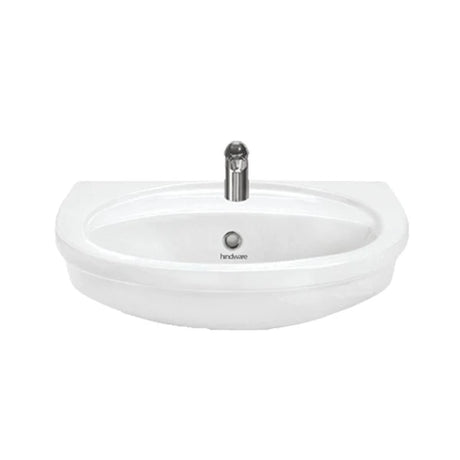 WASH BASIN DUNE - HINDWARE -  ( STAR WHITE - DUNE - 450x330 mm - 18inchX13inch )
