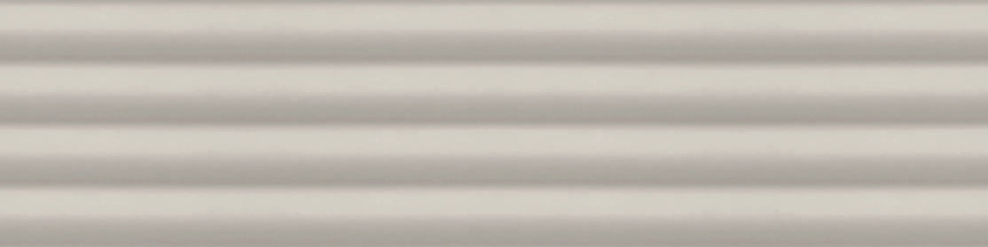 FLUTE DUSTY GREY 10MM - COLORTILE -  (  - FLUTE MATT - 300x75 mm - 12inchX3inch )