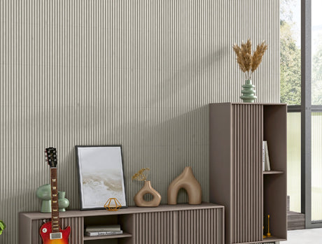 FLUTE DUSTY GREY 10MM - COLORTILE -  (  - FLUTE MATT - 300x75 mm - 12inchX3inch )