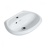 WALL HUNG WASH BASIN - ESSCO SWARE -  ( WHITE -  - 455x350 mm - 18.2inchX14inch )