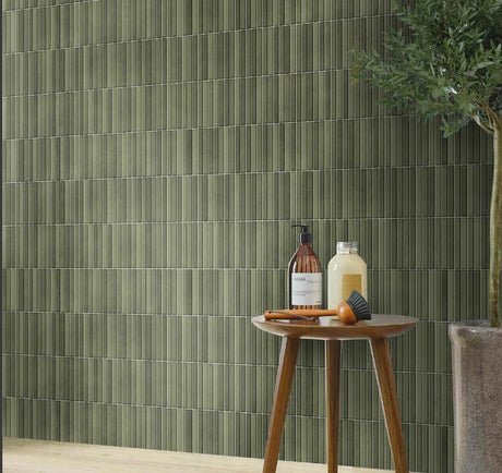 STRAK EMERALD - INDIAN TILES -  (  - WALL TILES MATT/GLOSSY - 600x300 mm - 24inchX12inch )