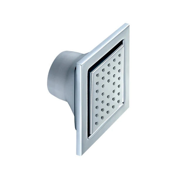 BODY SHOWER 120 MM SQUARE (BRASS)- HINDWARE FAUCETS -  ( POLISHED CHROME - BODY SHOWER-GEOMETRIC - 120x120 mm - 4.7inchX4.7inch )