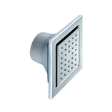 BODY SHOWER 120 MM SQUARE (BRASS)- HINDWARE FAUCETS -  ( POLISHED CHROME - BODY SHOWER-GEOMETRIC - 120x120 mm - 4.7inchX4.7inch )