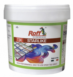 ROFF STARLIKE EPOXY GROUT 1KG - ROFF -  ( JET BLACK - EPOXY GROUT - 0x0 mm - 0inchX0inch )