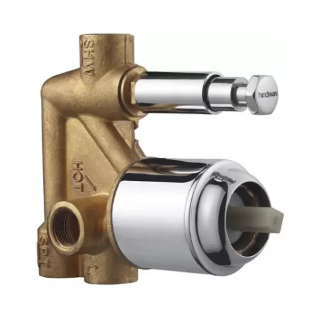 3 WB OF S/L CON. MIX FOR BATH & SHW.SYS - HINDWARE FAUCETS -  ( POLISHED CHROME - DIVERTOR BODY-ADDONS - 0x0 mm - 0inchX0inch )