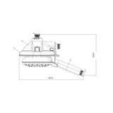OH SHWR W/H.SHWR W/TUBE WITH OUT ARM - AMERICAN STANDARD -  ( CHROME - SPECTRA - 0x15 mm - 0inchX0.5inch )