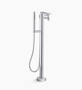 FLOOR MOUNT BATH TUB FILLER W/HAND SHWR - KOHLER LUXURY -  ( POLISHED CHROME - LUXURY - 0x0 mm - 0inchx0inch )