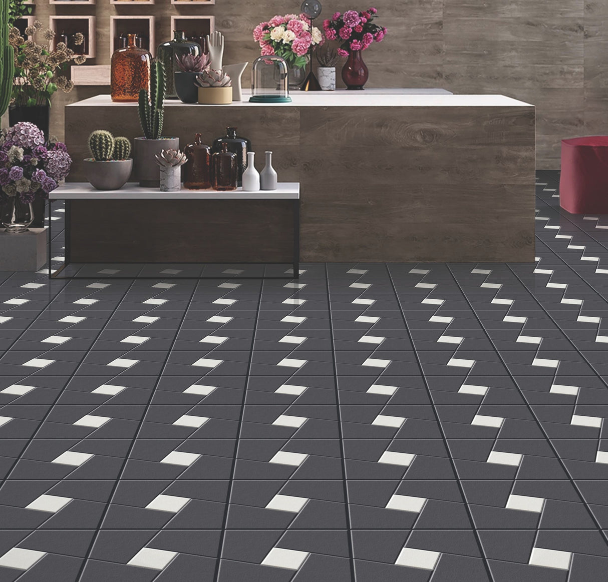 FLANDES NERO - CREANZA -  (  - CREANZA PRO SERIES - 400x400x12 mm - 16inchX16inchX0.4inch )