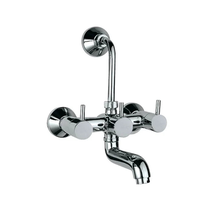 (PRUN)WALL MIXER WITH BEND - JAQUAR FAUCETS -  ( CHROME - FLORENTINE - 0x15 mm - 0inchX0.5inch )