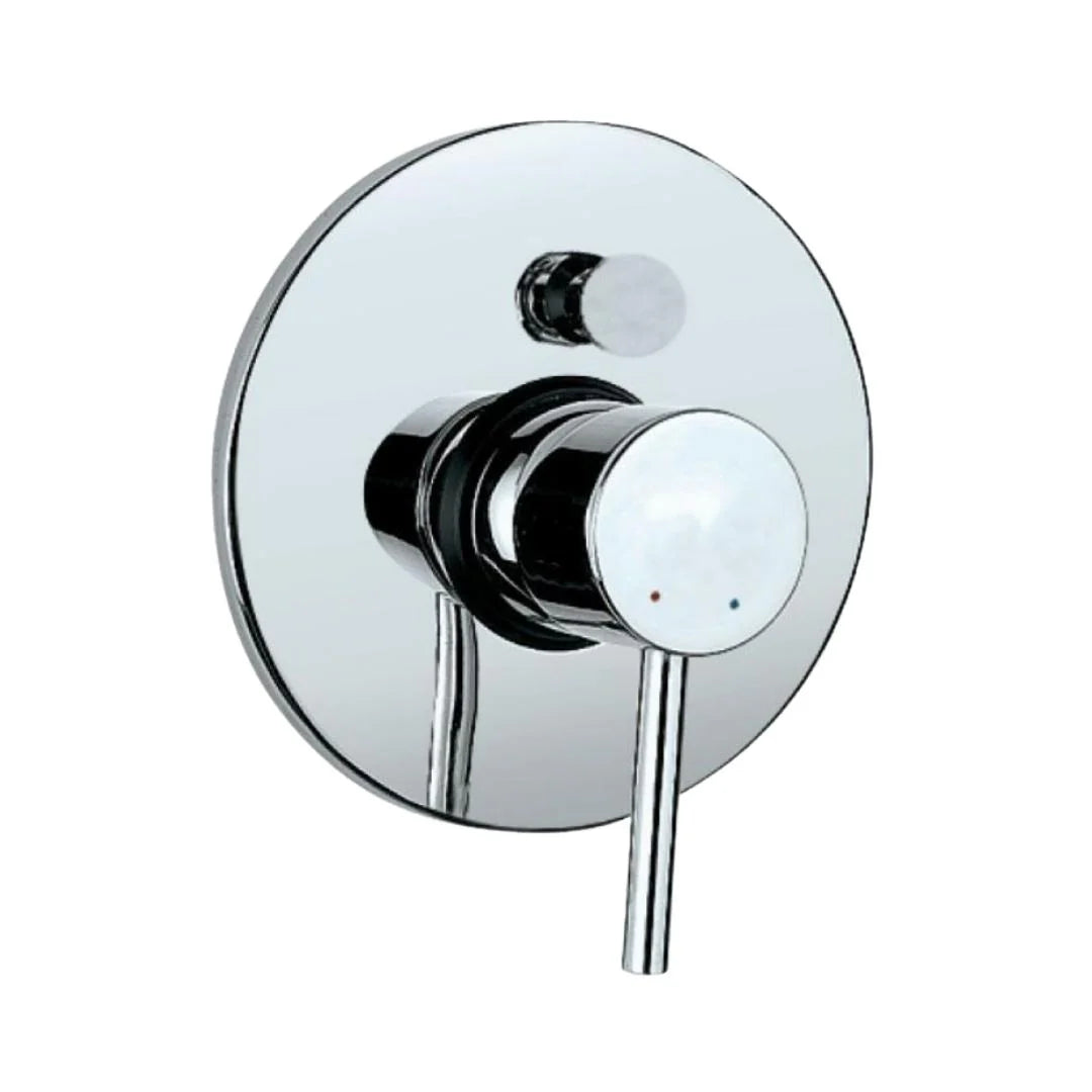 (PRUN)S.L.EXPOSED PARTS DIV KIT BUTTON ON TOP - JAQUAR FAUCETS -  ( CHROME - FLORENTINE - 0x15 mm - 0inchX0.5inch )