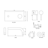 (PRUN)EXP PARTS FOR CON BASIN MIXER (W/M)- JAQUAR FAUCETS -  ( CHROME - FLORENTINE - 0x15 mm - 0inchX0.5inch )
