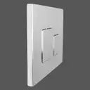 (PRUN)CC 77.5 FLUSH PLATE CUTE- CH GL - HINDWARE -  ( CHROME - CUTE - 0x0 mm - 0inchx0inch )