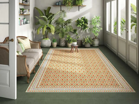 FOLK STARS CORNER MATT  - SIMPOLO-TILES- (  - TINY TILE MATT - 198x198 mm - 7.8inchX7.8inch )