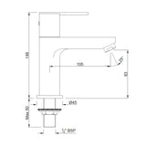 PILLAR COCK - JAQUAR FAUCETS -  ( CHROME - FONTE - 0x15 mm - 0inchX0.5inch )