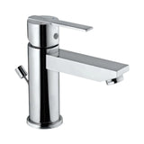 S.L. BASIN MIXER W/BRAIDED PIPES - JAQUAR FAUCETS -  ( CHROME - FONTE - 0x15 mm - 0inchX0.5inch )