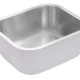 SS KITCHEN SINK 1.0 BOWL W/O DRAINBOARD (DEPTH 9INCH)WITH FA-07 WASTE COUPLING - FUTURA -  ( SATIN FINISH - UNDERMOUNT SERIES - 457x406 mm - 18inchX16inch )