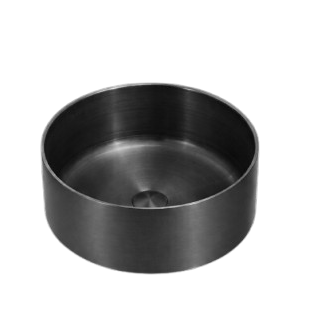ROUND WASH BASIN - FUTURA -  ( GUN GREY -  - 396x150 mm - 15.84inchX6inch )