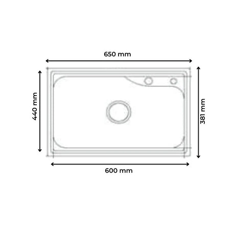 1.0 BOWL DESIGNER SINKS WITH FA-07IS LIQUID SOAP DISPENSER & FA-02 FAUCET (DEPTH 8INCH) - FUTURA -  ( PEARL -  - 650x440 mm - 26inchX17.6inch )