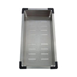 1.0 BOWL SS SINK (DEPTH 9INCH) WITH FA-01IS FAUCET, FA-08IS COLANDER BASKET, FA-09IS CHOPPING BOARD & FA-15IS SQUARE WASTE COUPLING W/AUTO DRAINER KIT & OVERFLOW. - FUTURA -  (  - INTELLIGENT SINK - 700x450 mm - 28inchX18inch )