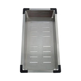 SS 1.2 MM THK KITCHEN SINK 2.0 BOWL (DEPTH 9INCH) WITH FA-02IS FAUCET+FA-07IS LIQ SOAP DISP+FA-08IS COLANDER BASKET+FA-09IS CHOPPING BOARD WITH FA-16IS WASTE COUPLING WITH AUTO DAINER KIT & OVERFLOW - FUTURA -  ( BRUSH SS - HAND CARVED SERIES - 920x500 mm