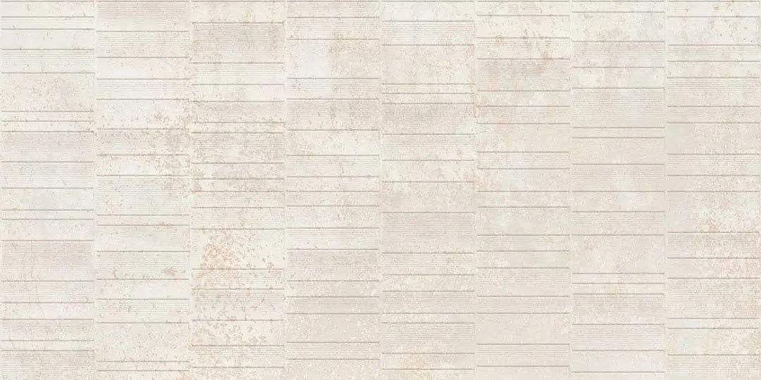 GROOVE IRON CREAM MATT TEXTURE - SIMPOLO-TILES- (  - IMPATTO MATT - 1198x598 mm - 48inchX24inch )
