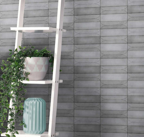 ARCH GREY HL - INDIAN TILES -  (  - WALL TILES SERIES - 600x300 mm - 24inchX12inch )