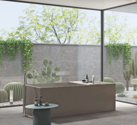 GROOVE IRON NAVY MATT TEXTURE - SIMPOLO-TILES- (  - IMPATTO MATT - 1198x598 mm - 48inchX24inch )