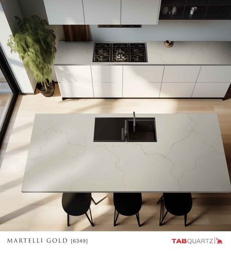 ARABESCATO-7 - MARTELLI GOLD (6349) - SURFACES -  (  - TABQUARTZ - 3270x1640x20 mm - 128.74inchX64.57inchX0.8inch )