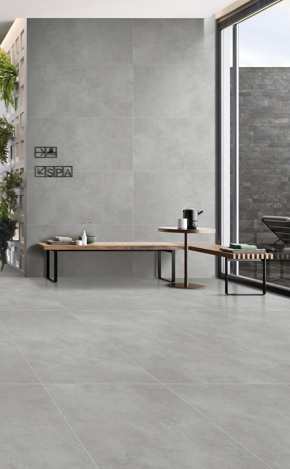 ARTISAN GRIS - INDIAN TILES -  (  - MIORCA-RUSTIC - 1200x600x8.5 mm - 48inchX24inchX0.3inch )