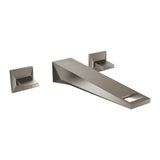 ALLURE BRILLANT 3-HOLE WALL-MOUNT BASIN MIXER, L SIZE - GROHE - (BRUSHED HARD GRAPHITE - G5 - ALLURE BRILLIANT - 0x15 mm -  0inchX0.5inch)