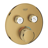 GROHTHERM SMARTCONTROL THERMOSTAT FOR CONCEALED INSTALLATION WITH 2 VALVES - GROHE - (BRUSHED COOL SUNRISE - G5 - GROHTHERM - 0x15 mm -  0inchX0.5inch)