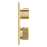 ALLURE THERMOSTATIC FOR CONC SHOWER/HANDSHOWER MIXER - 2 WAY DIVERTER - GROHE - (BRUSHED COOL SUNRISE - G5 - ALLURE - 0x15 mm -  0inchX0.5inch)