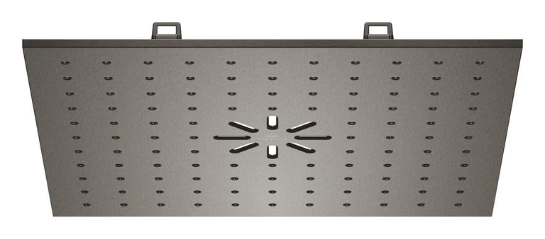 RAINSHOWER AQUA CEILING SHOWER COVER DUO - GROHE - (BRUSHED HARD GRAPHITE - G5-RAINSHOWER AQUA - 334x334 mm - 13.3inchX13.3inch)