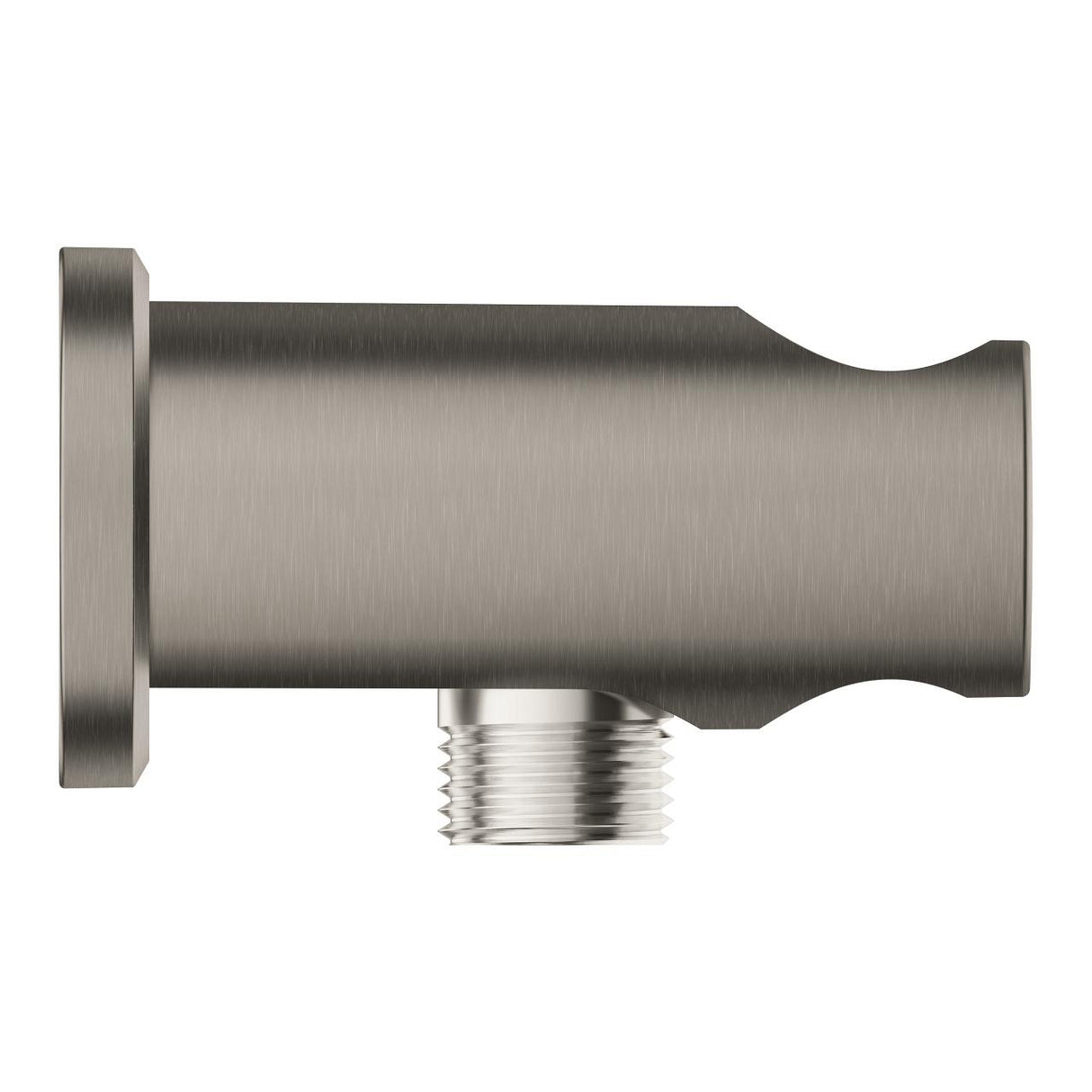 RAINSHOWER SHOWER OUTLET ELBOW 1/2INCH WITH HOLDER - GROHE - (BRUSHED HARD GRAPHITE - RAINSHOWER - 0x15 mm -  0inchX0.5inch)