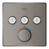 GROHTHERM SMARTCONTROL THERMOSTAT FOR CONCEALED INSTALLATION WITH 3 VALVES - GROHE - (BRUSHED HARD GRAPHITE - G5 - GROHTHERM - 0x15 mm - 0inchX0.5inch)