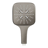 RAINSHOWER SMARTACTIVE 130 CUBE HAND SHOWER 3 SPRAYS W/O HOSE - GROHE - (BRUSHED HARD GRAPHITE - G5 - RAINSHOWER - 0x15 mm -  0inchX0.5inch)