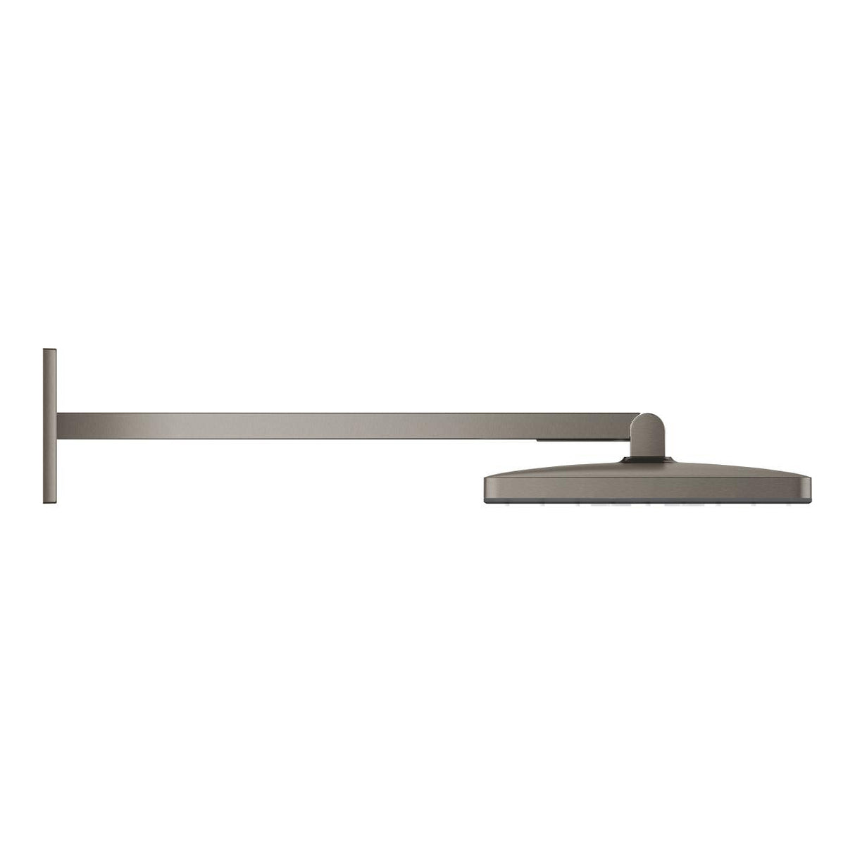 RAINSHOWER AQUA RECTANGULAR HEAD SHOWER SET 430 MM CEILING SHOWER ARM, 2 SPRAYS - GROHE - (BRUSHED HARD GRAPHITE - G5 - RAINSHOWER - 400x230 mm - 16inchX9.2inch)