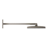 RAINSHOWER AQUA RECTANGULAR HEAD SHOWER SET 430 MM CEILING SHOWER ARM, 2 SPRAYS - GROHE - (BRUSHED HARD GRAPHITE - G5 - RAINSHOWER - 400x230 mm - 16inchX9.2inch)