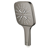 RAINSHOWER SMARTACTIVE 130 CUBE HAND SHOWER 3 SPRAYS W/O HOSE - GROHE - (BRUSHED HARD GRAPHITE - G5 - RAINSHOWER - 0x15 mm -  0inchX0.5inch)