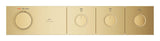 GRT AQUA THERMOSTAT TRIM 3 VALVES SMARTCONTROL - GROHE - (BRUSHED COOL SUNRISE - GROHTHERM - 0x15 mm -  0inchX0.5inch)
