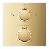 ALLURE THERMOSTATIC FOR CONC SHOWER/HANDSHOWER MIXER - 2 WAY DIVERTER - GROHE - (BRUSHED COOL SUNRISE - G5 - ALLURE - 0x15 mm -  0inchX0.5inch)