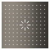 RAINSHOWER AQUA CEILING SHOWER COVER DUO - GROHE - (BRUSHED HARD GRAPHITE - G5-RAINSHOWER AQUA - 334x334 mm - 13.3inchX13.3inch)